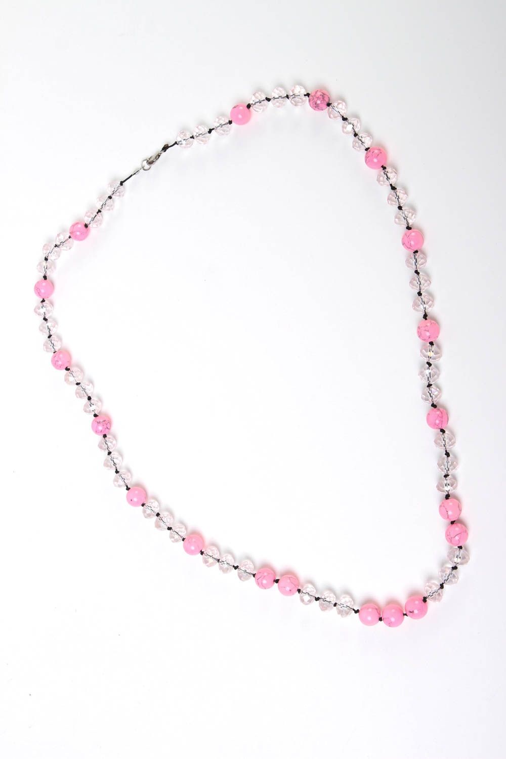 Perlen Schmuck handgemacht Mode Accessoire elegant Modeschmuck Halskette foto 2