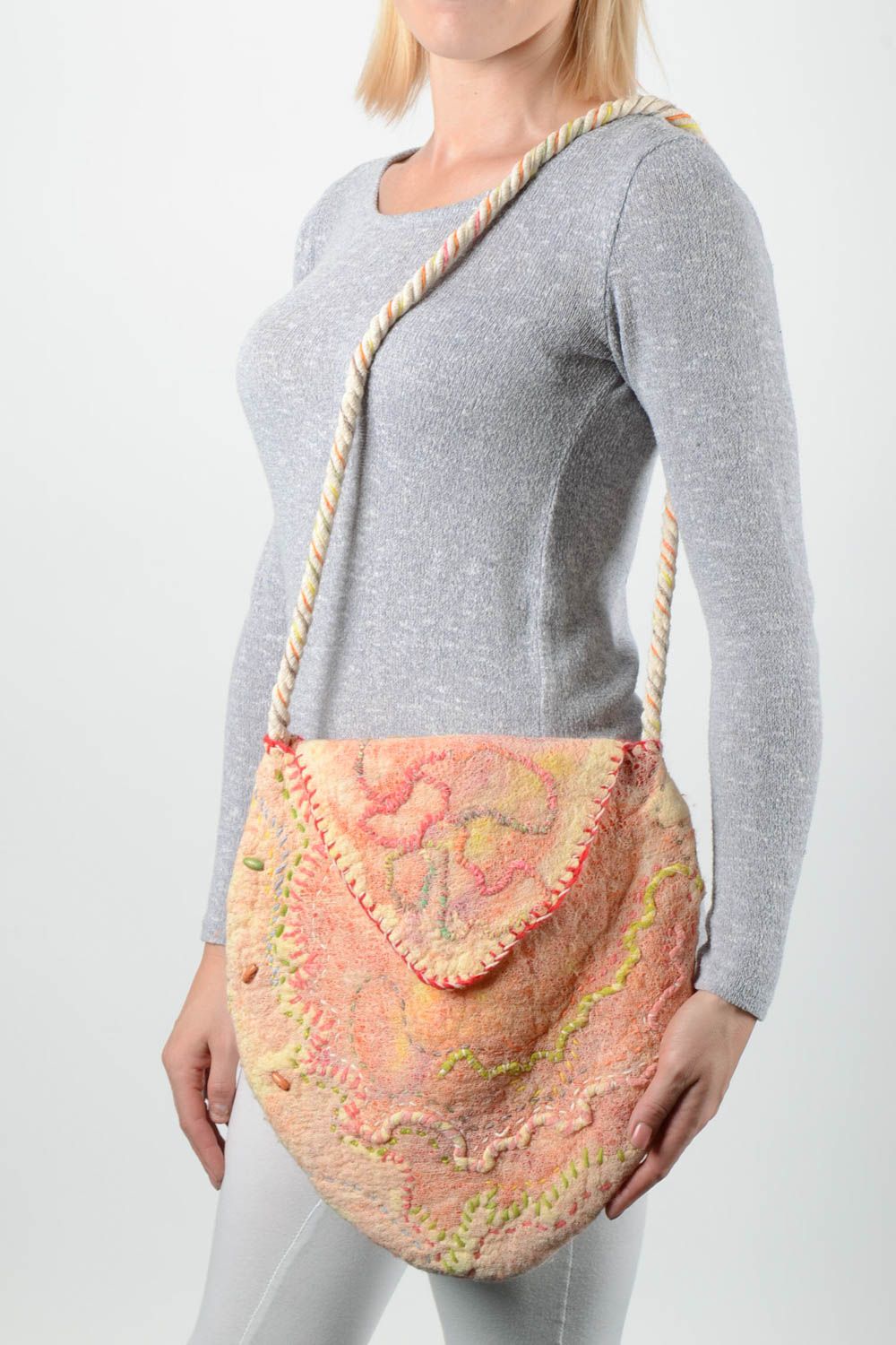 Handmade female bag elegant accessory present stylish bag for ladies photo 1
