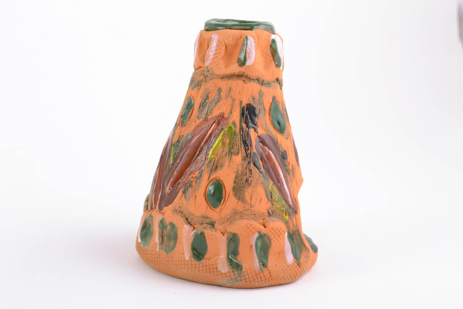 Lampada aromatica di argilla fatta a mano lampada decorativa in ceramica 
 foto 3