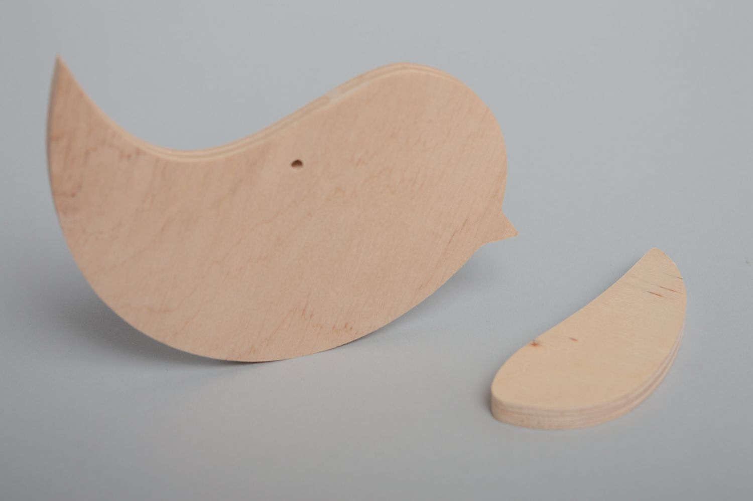 Plywood craft blank figurine of bird photo 3