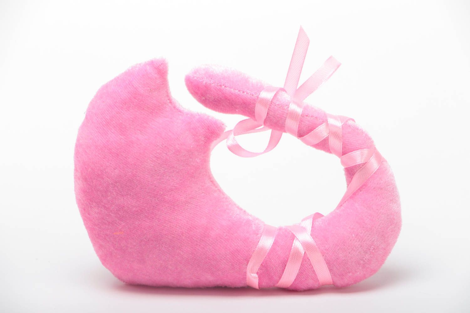 Juguete de peluche hecho a mano colgante de tela elemento decorativo gato rosado foto 5