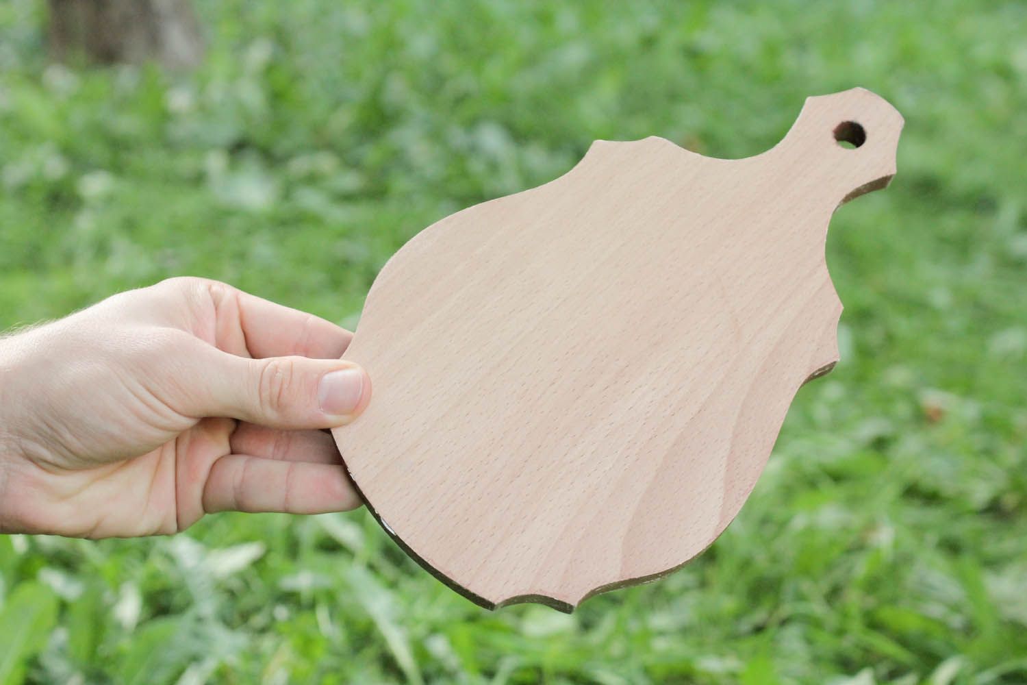 Planche à découper décorative en bois faite main photo 3