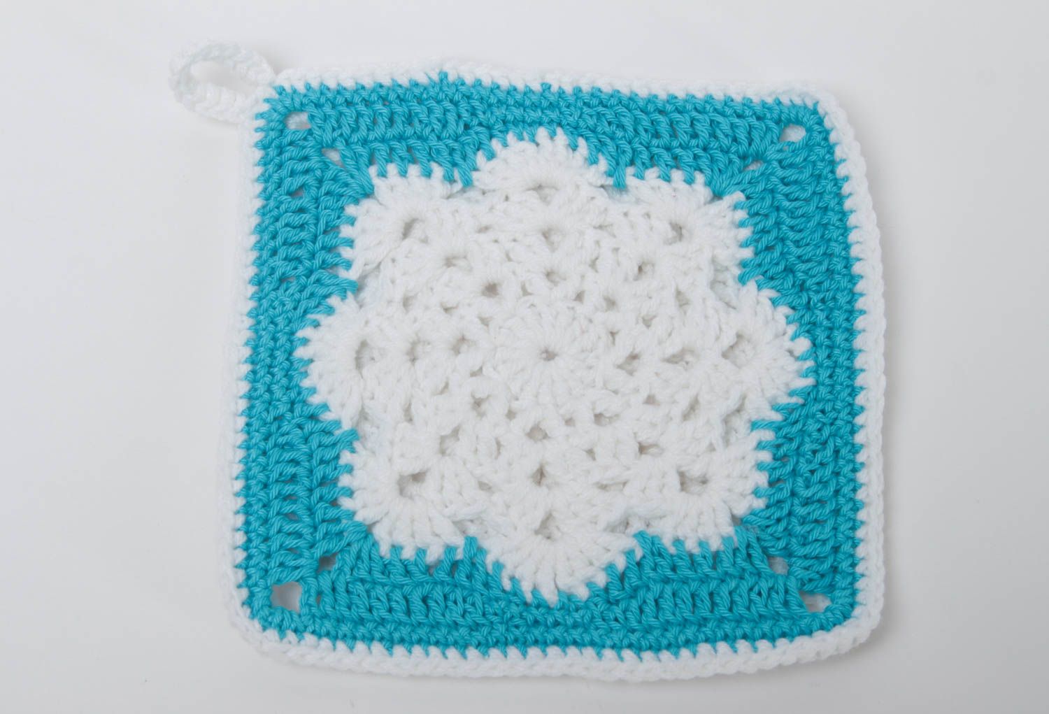 Stylish handmade pot holder crochet potholder home textiles kitchen design photo 5