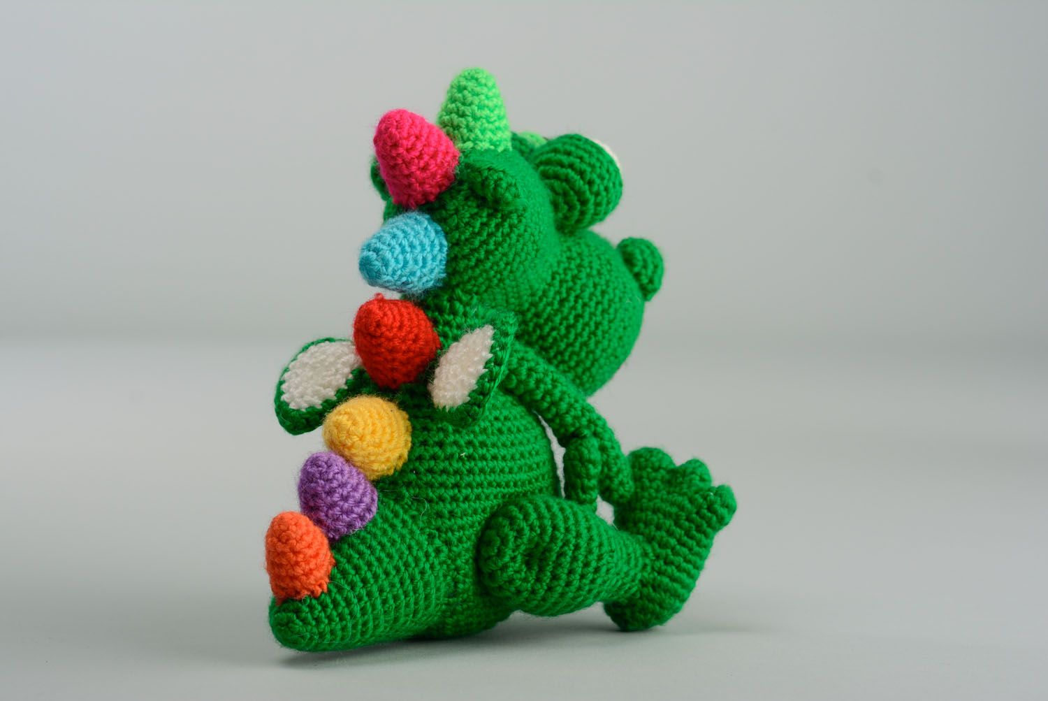 Handmade crochet toy Dragon photo 2