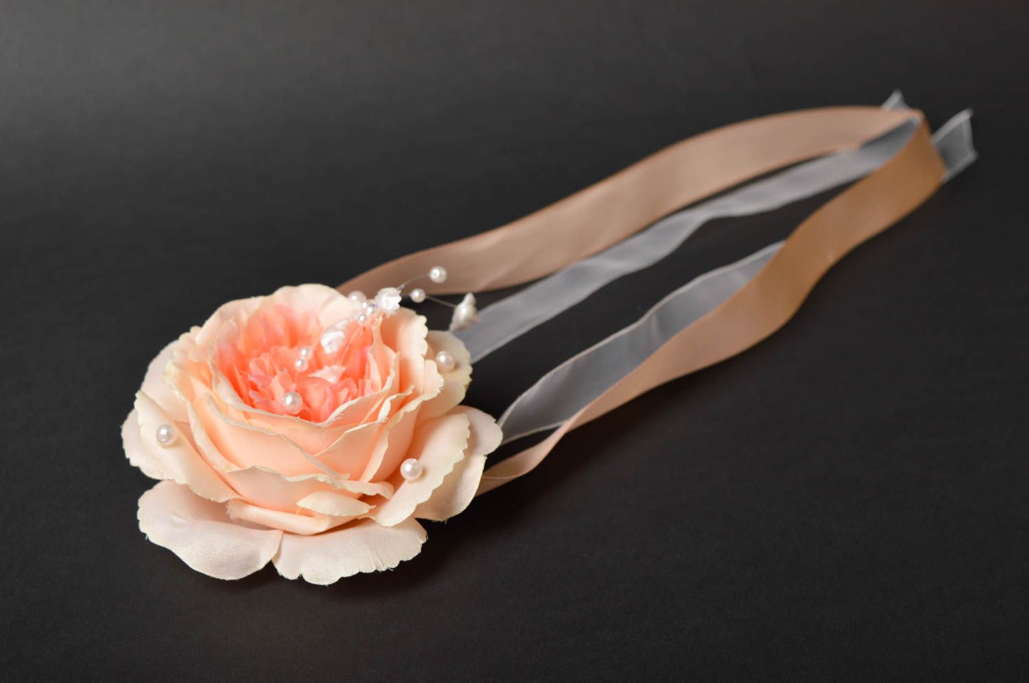Handmade Armband für Trauzeugin Blumen Armband elegant Hochzeit Schmuck  foto 4