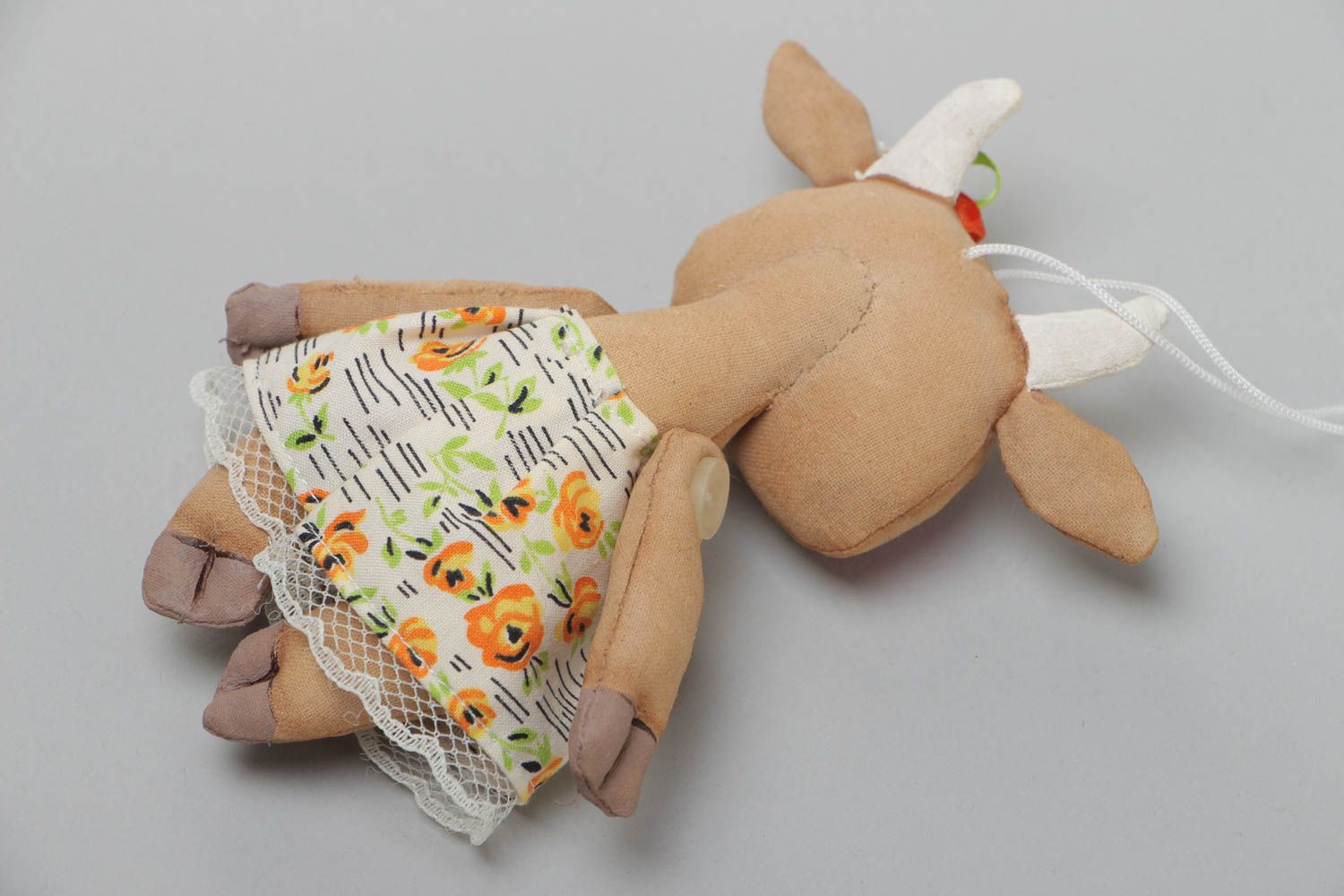 Игрушка с запахом коровка из ткани ручной работы авторская детская Коровка фото 4