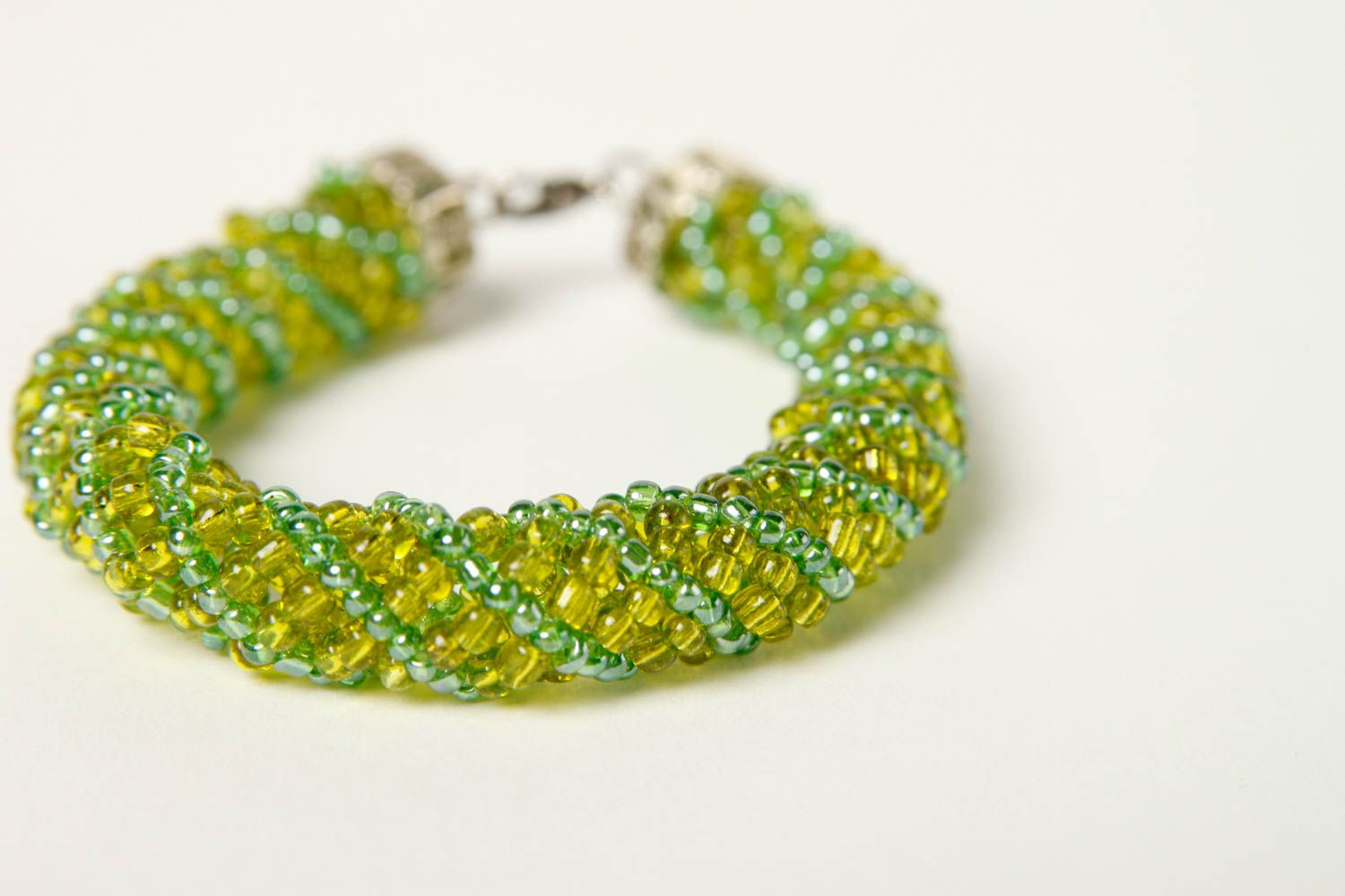 Woven bracelet exclusive bijouterie seed bead jewelry stylish bracelet for girl photo 5