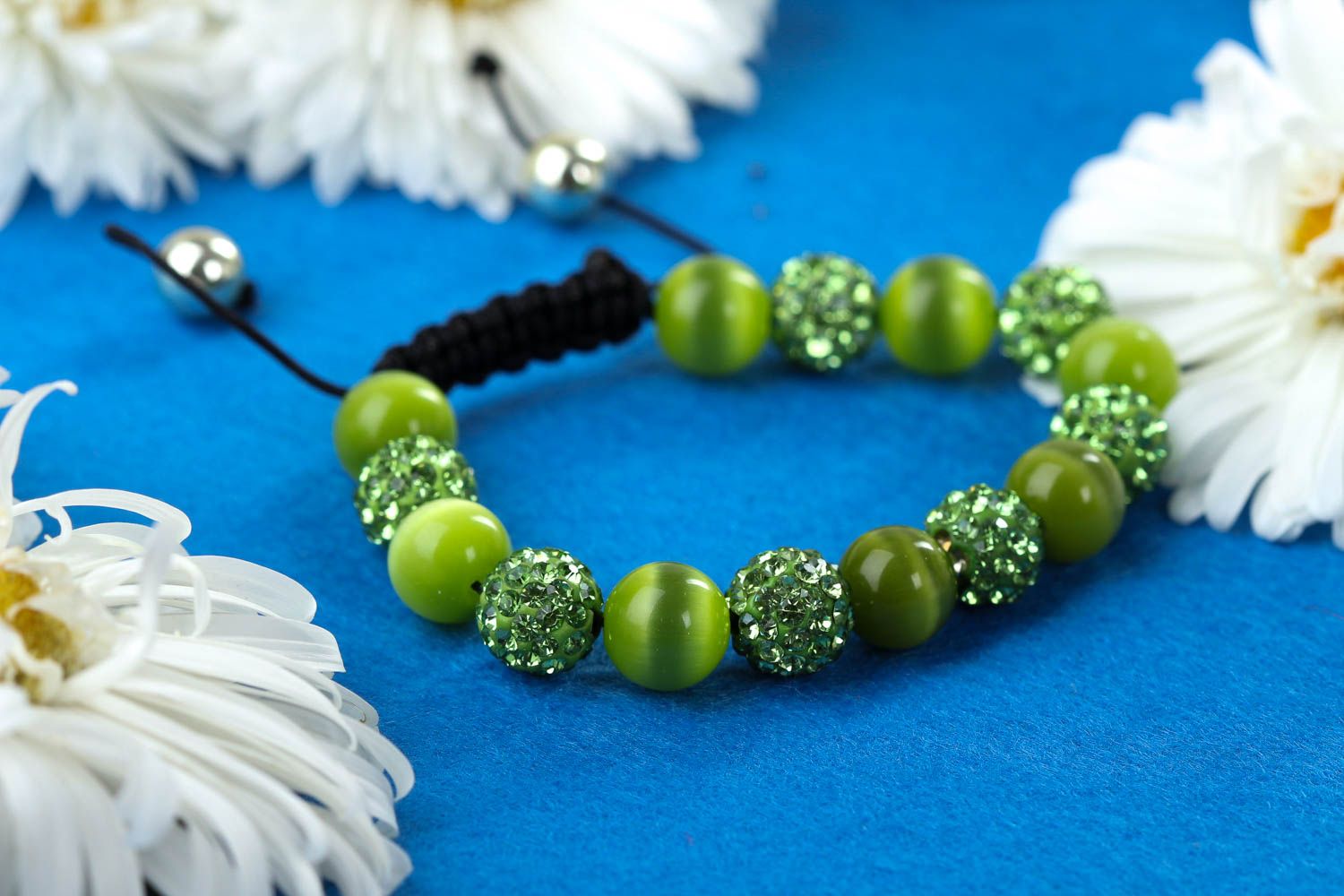 Trendy bracelet handmade bracelet with natural stones elegant bracelet for girls photo 1