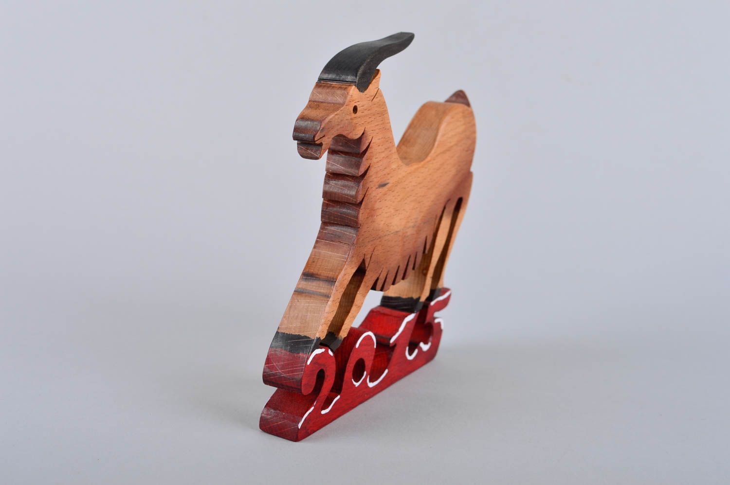 Игрушка ручной работы игрушка из дерева детская фигурка из дерева Козлик фото 3