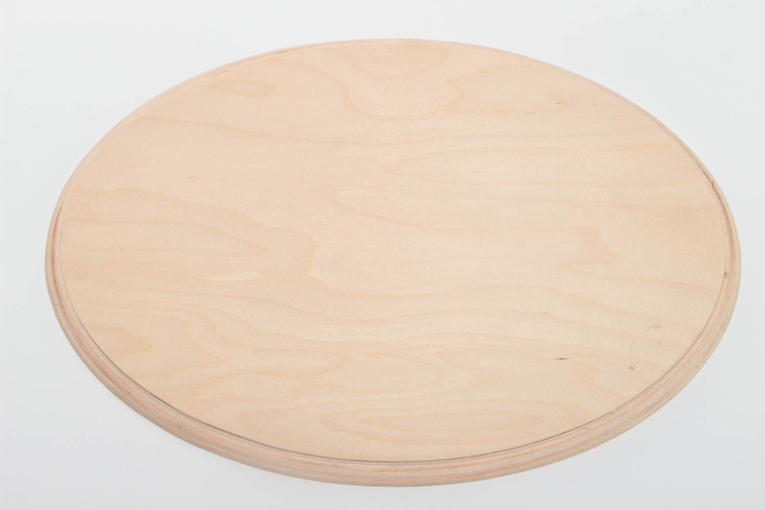 Handmade plywood craft blank for decoration oval basis for wall panel  photo 2