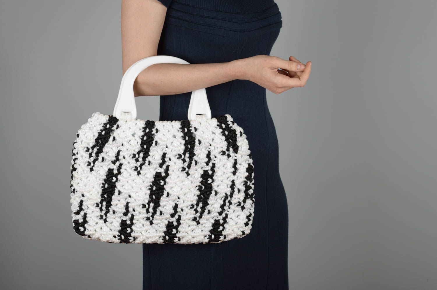 A Boho Mocha Macrame Handbag - Yoda By Art Tales - Buy ladies bag online |  Handmade gifts online | Home decor products online