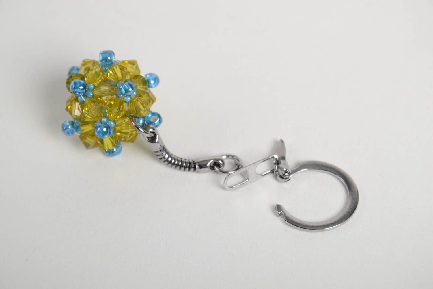 Handmade designer beaded keychain unusual cute keychain cute souvenir photo 3