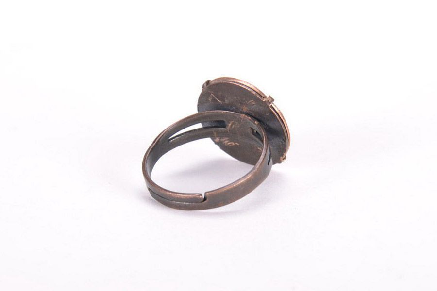 Copper Round Ring photo 4