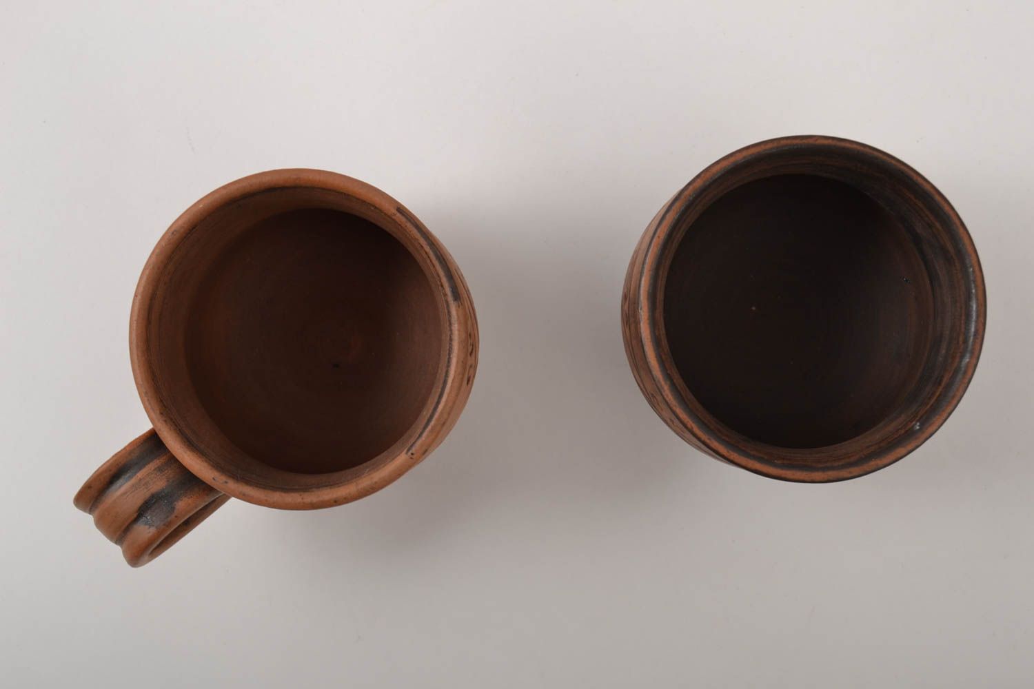 Чайная чашка и стакан ручной работы посуда для чая керамическая посуда эко фото 2