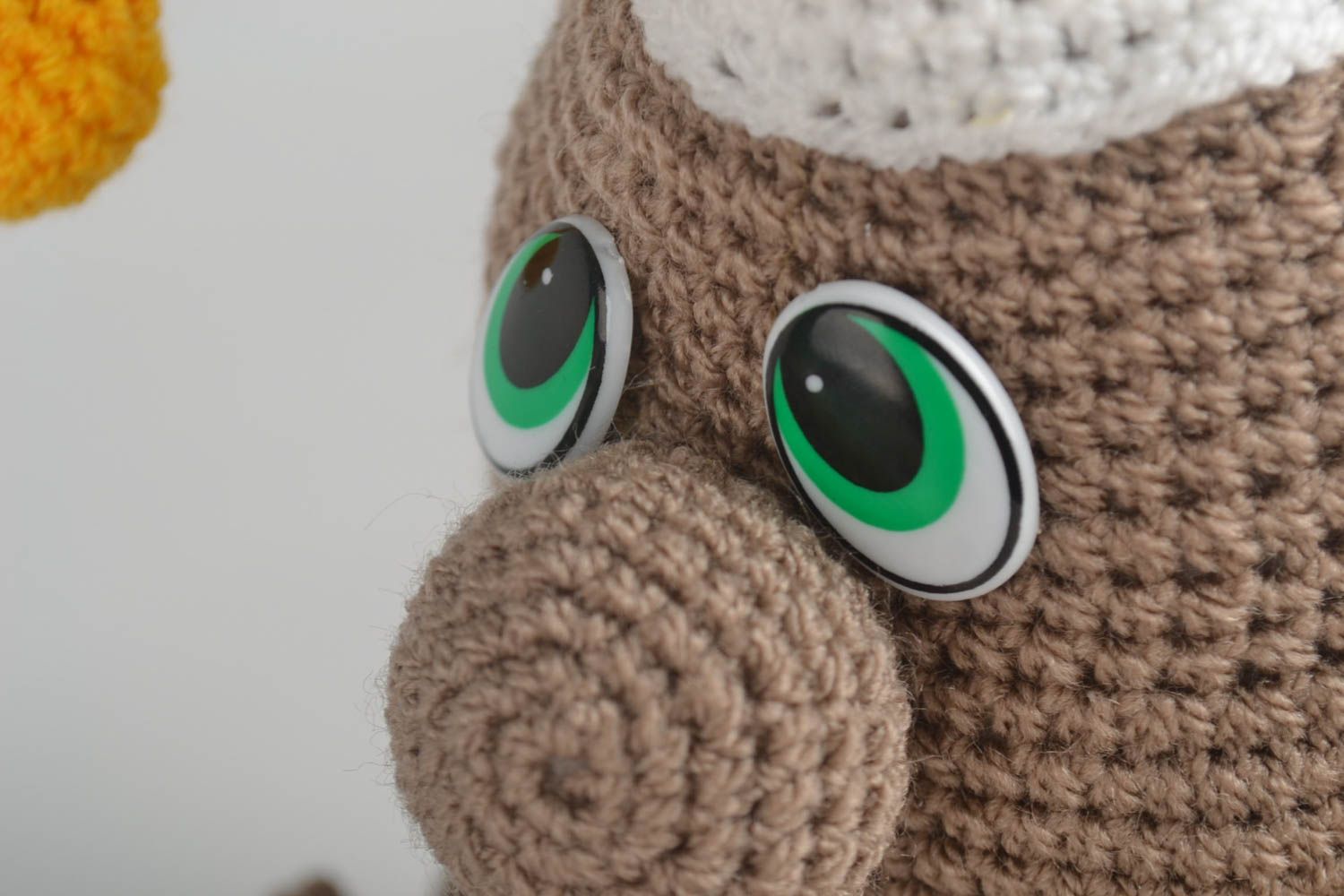 Juguete artesanal tejido a crochet peluche para niños regalo original Grillo foto 4