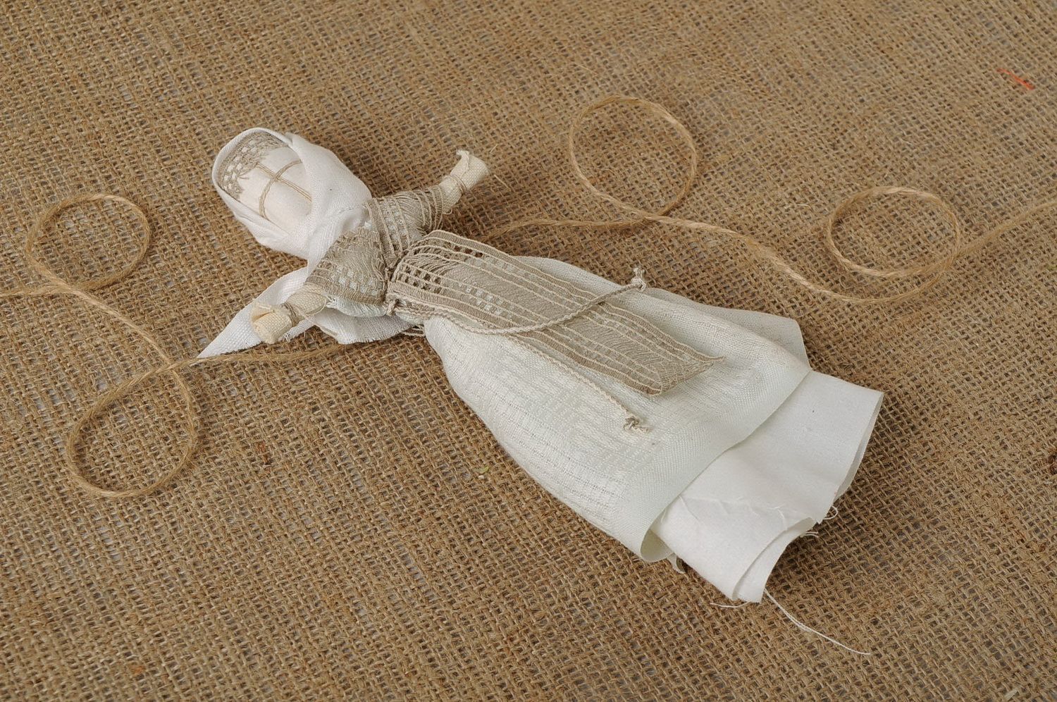 Motanka-poupée ethnique en tissu faite main photo 1