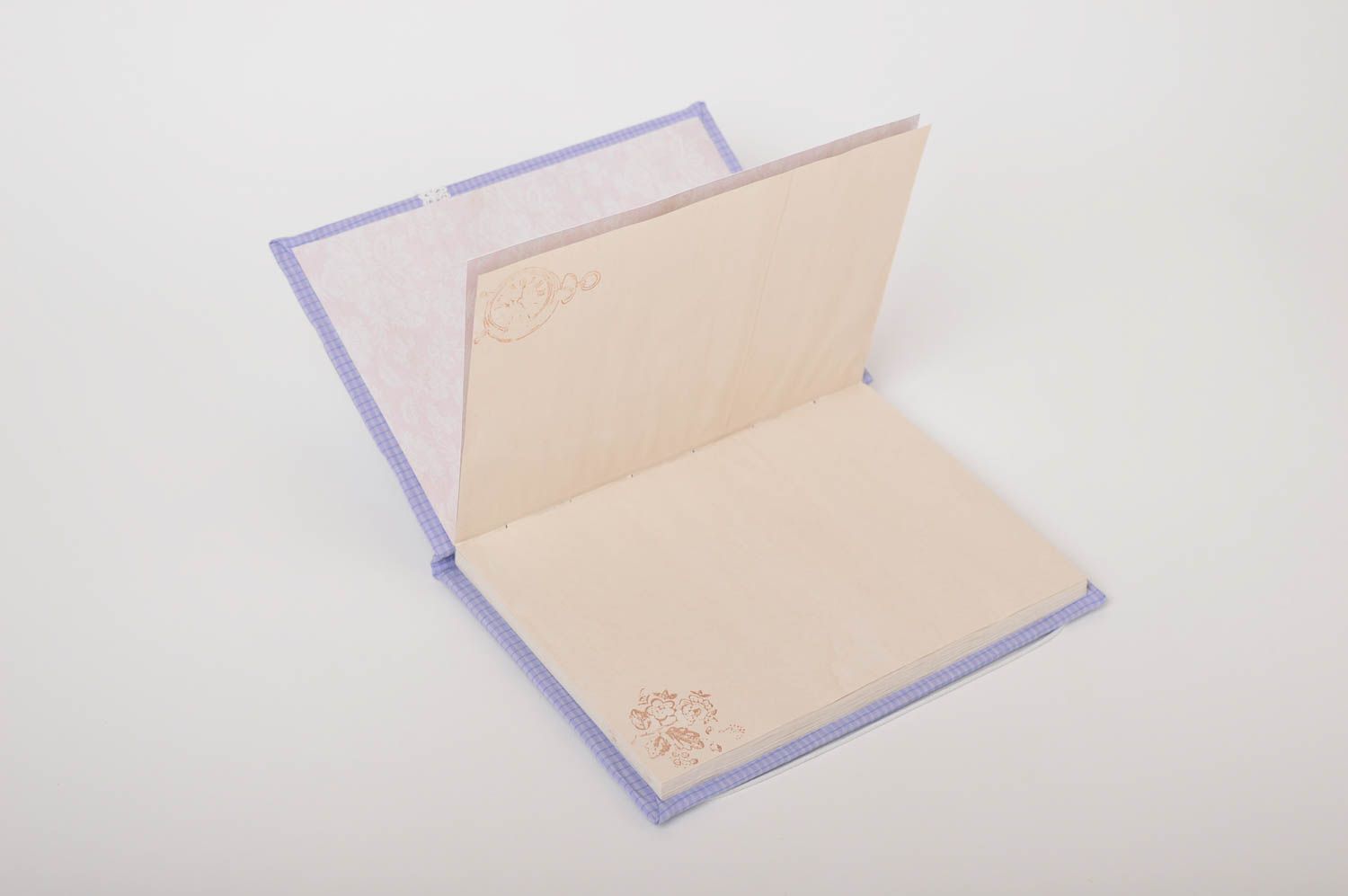 Libreta de notas artesanal morada cuaderno de notas regalo original para chica foto 4