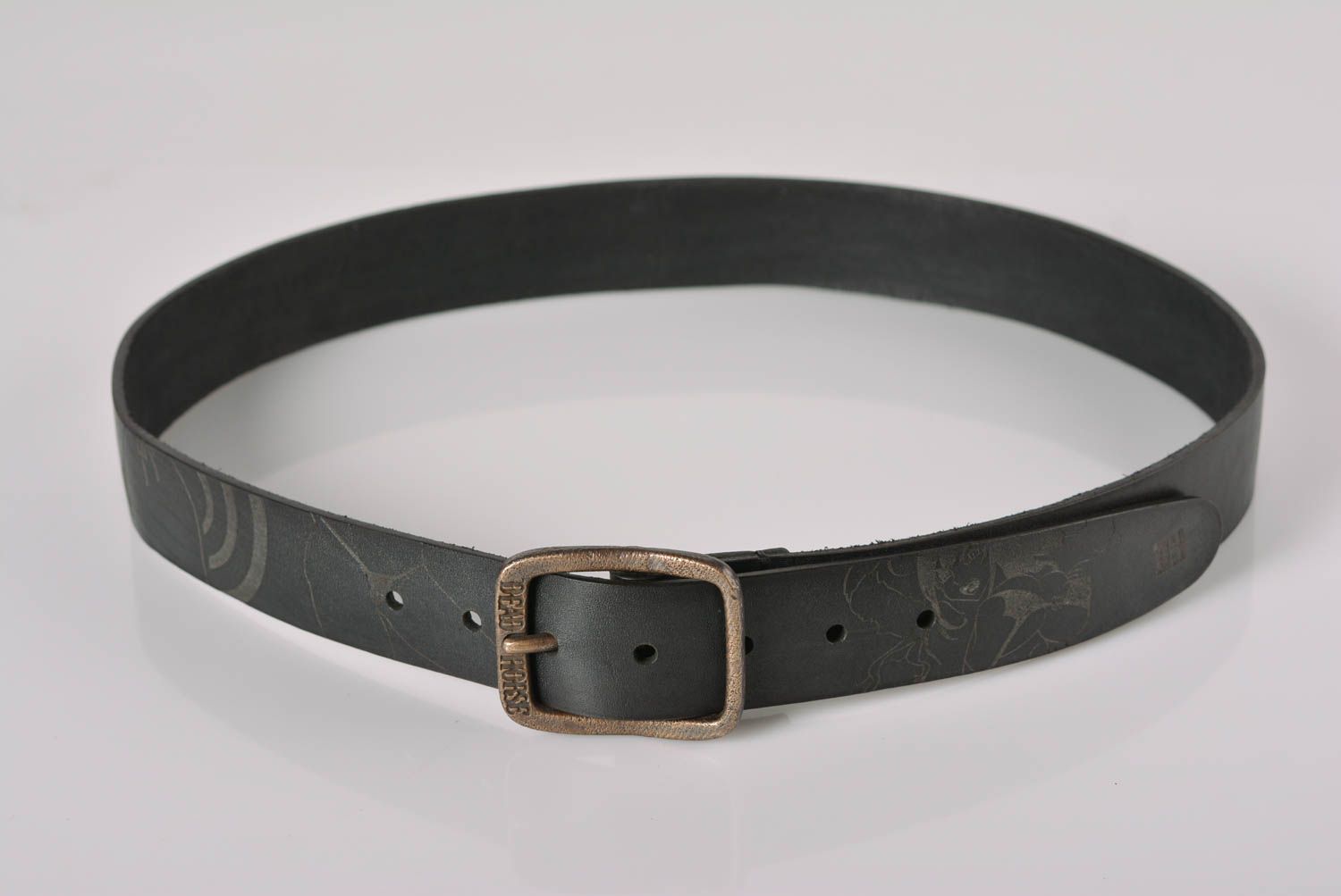 Handmade belt for men handmade leather goods designer belts accessories for men photo 5