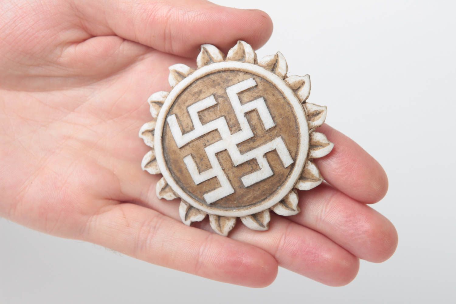 Handmade Kühlschrank Magnet Schutz Amulett für Küchen Deko aus Polymerharz foto 5