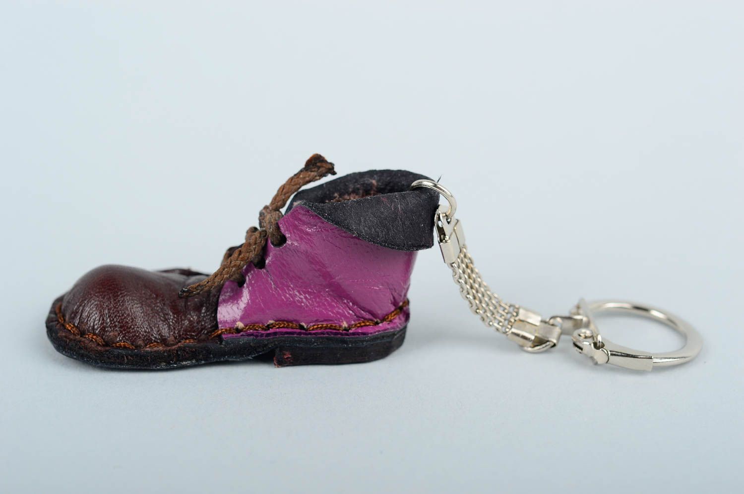 Handmade Schlüsselanhänger Leder Designer Accessoire Geschenkidee für Männer  foto 3