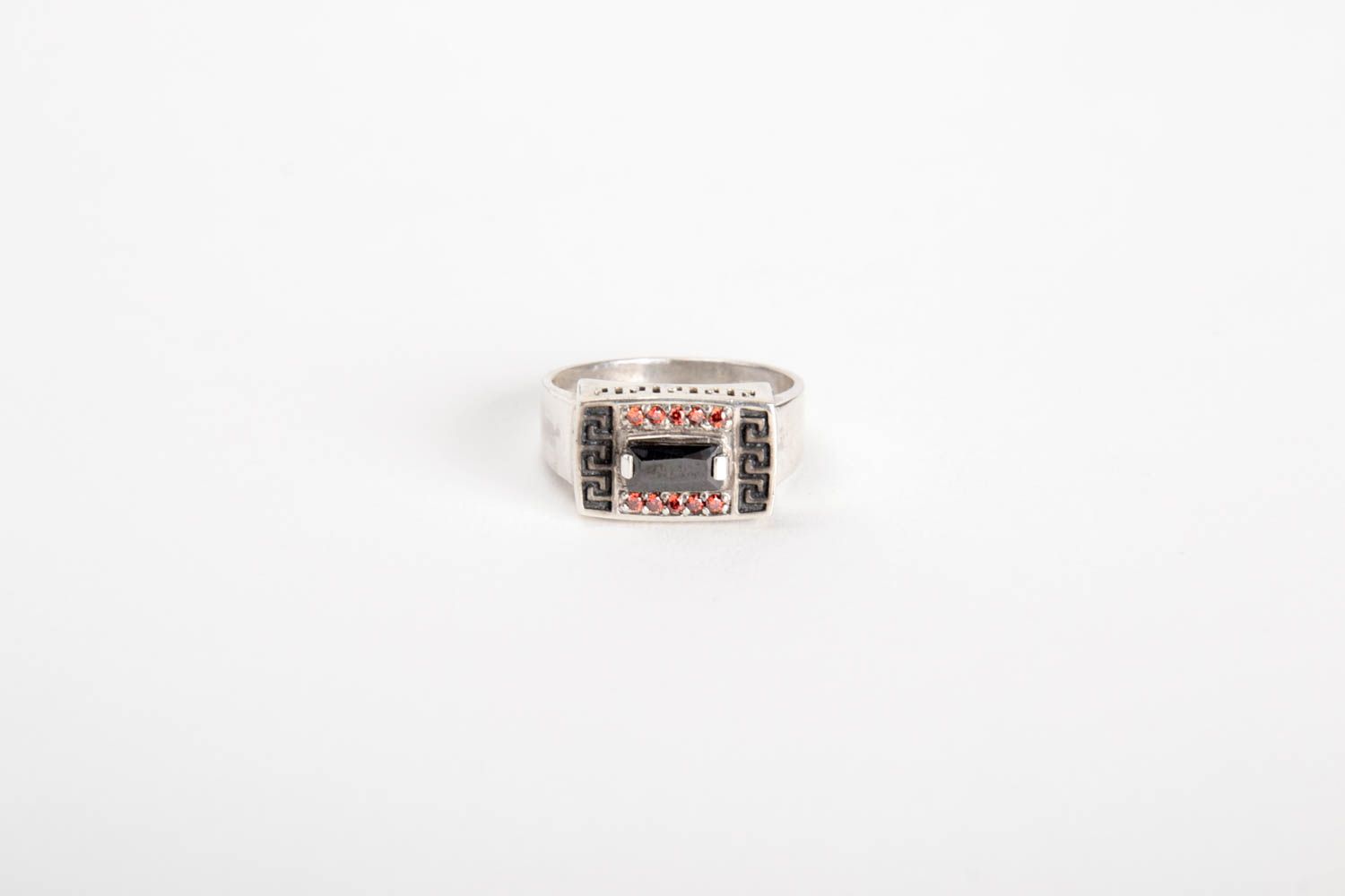 Handmade Herrenring Silber Schmuck Ring Designer Accessoires Geschenk Ideen foto 4
