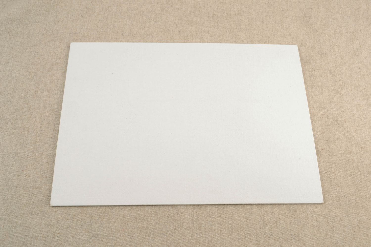 Cotton canvas with fiberboard stretcher photo 1