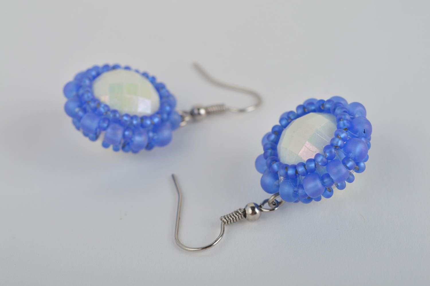 Unusual handmade beaded earrings fashion trends beautiful jewellery gift ideas photo 3