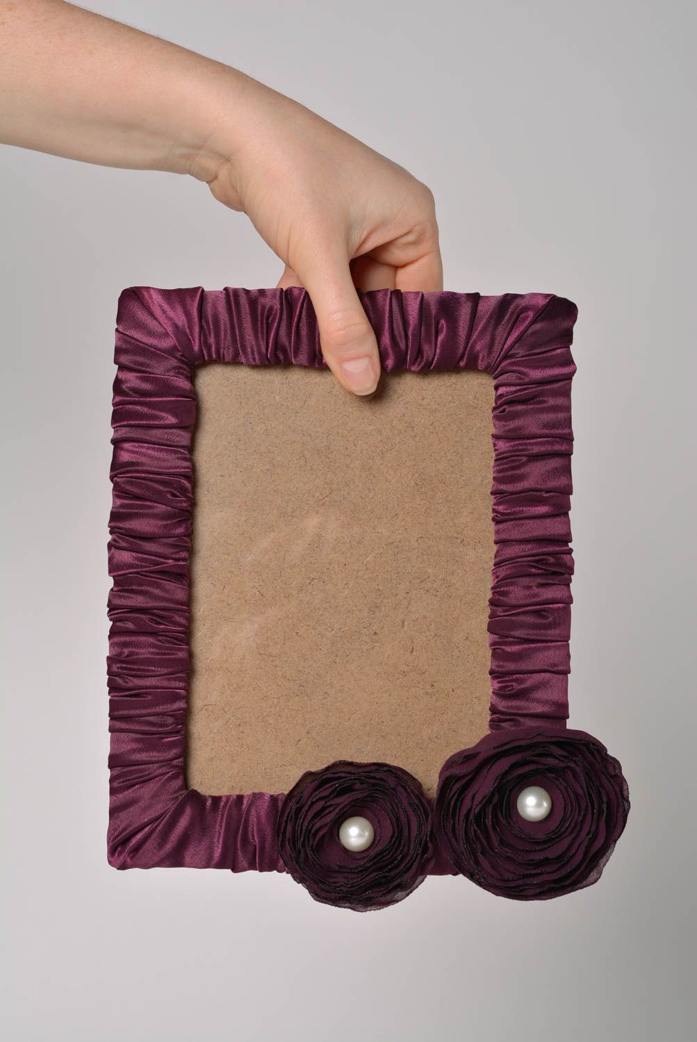 Cadre photo fait main Décoration maison violette Cadeau original pour femme photo 3