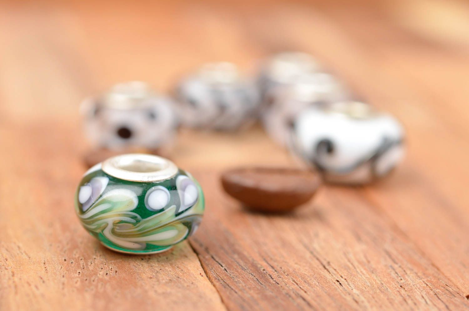 Handmade fittings designer beads elite accessory jewelry charms unusual gift photo 1