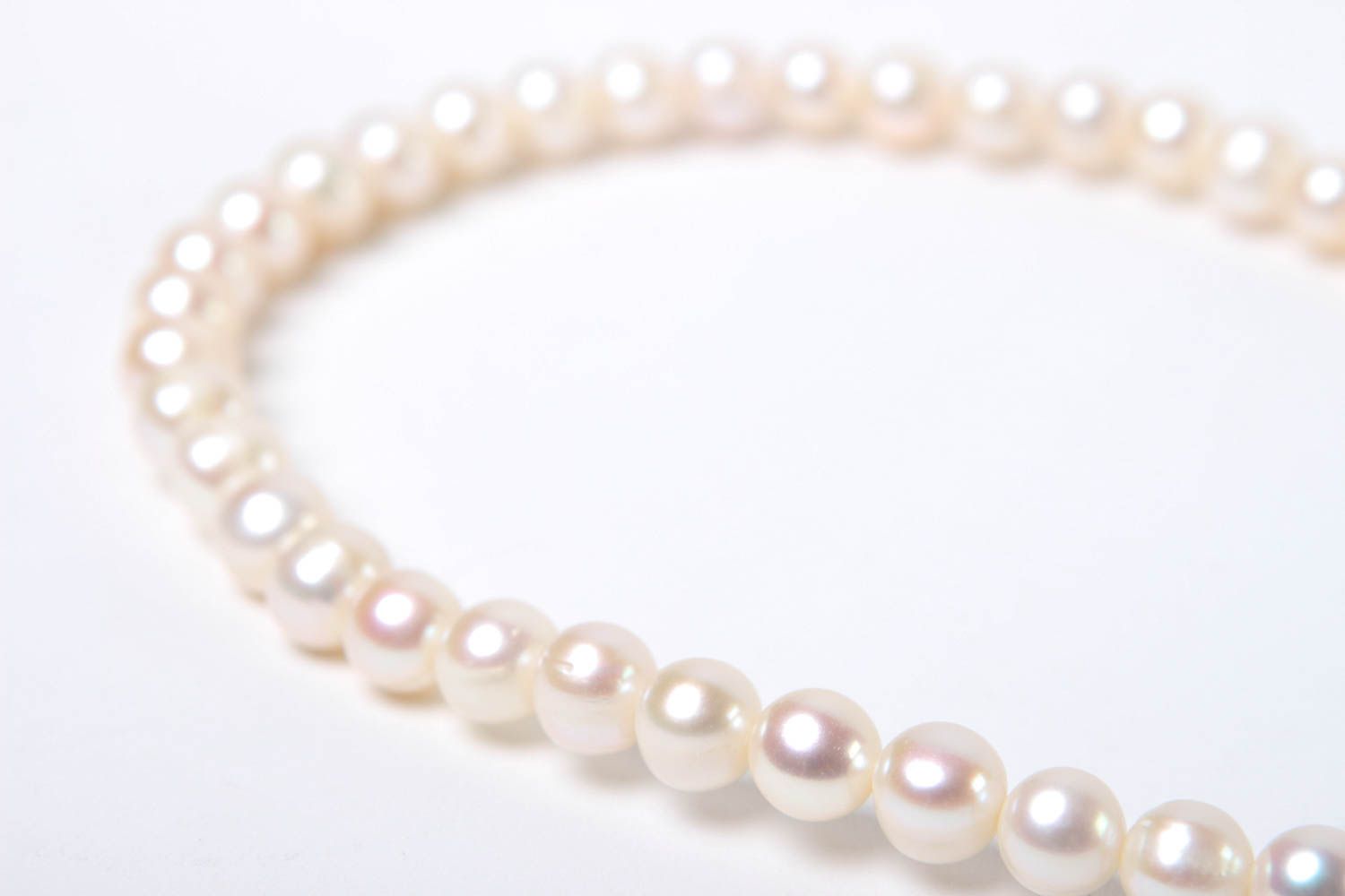 Collar original de perlas del río bisutería artesanal regalo para mujer foto 3