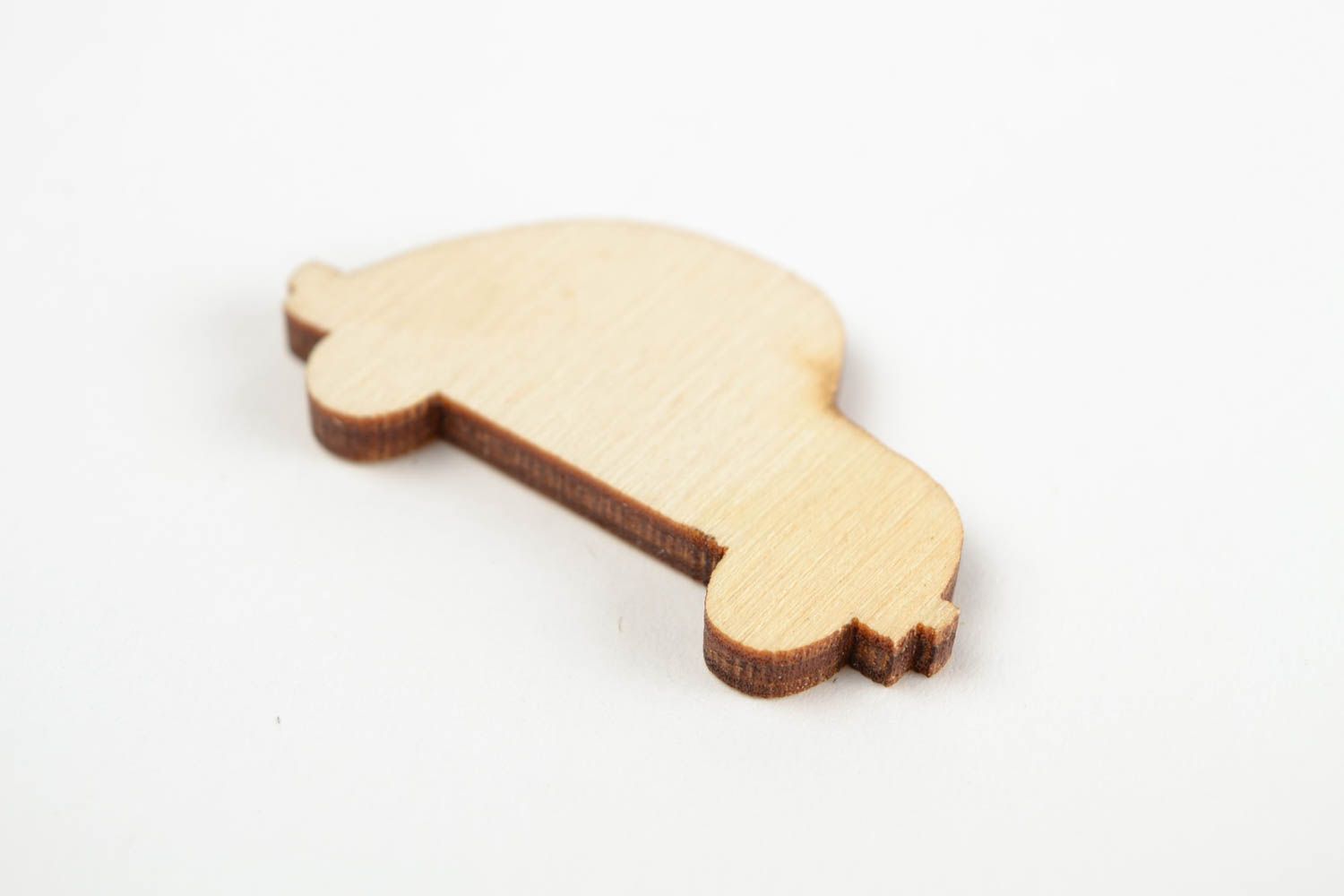 Pieza de madera para manualidades elemento decorativo artesanal regalo original foto 4