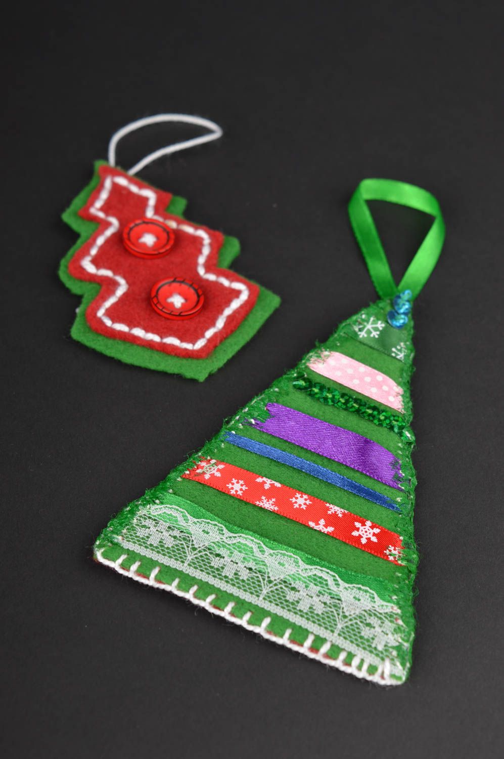 Decoraciones navideñas artesanales elementos decorativos caseros regalo origin foto 3