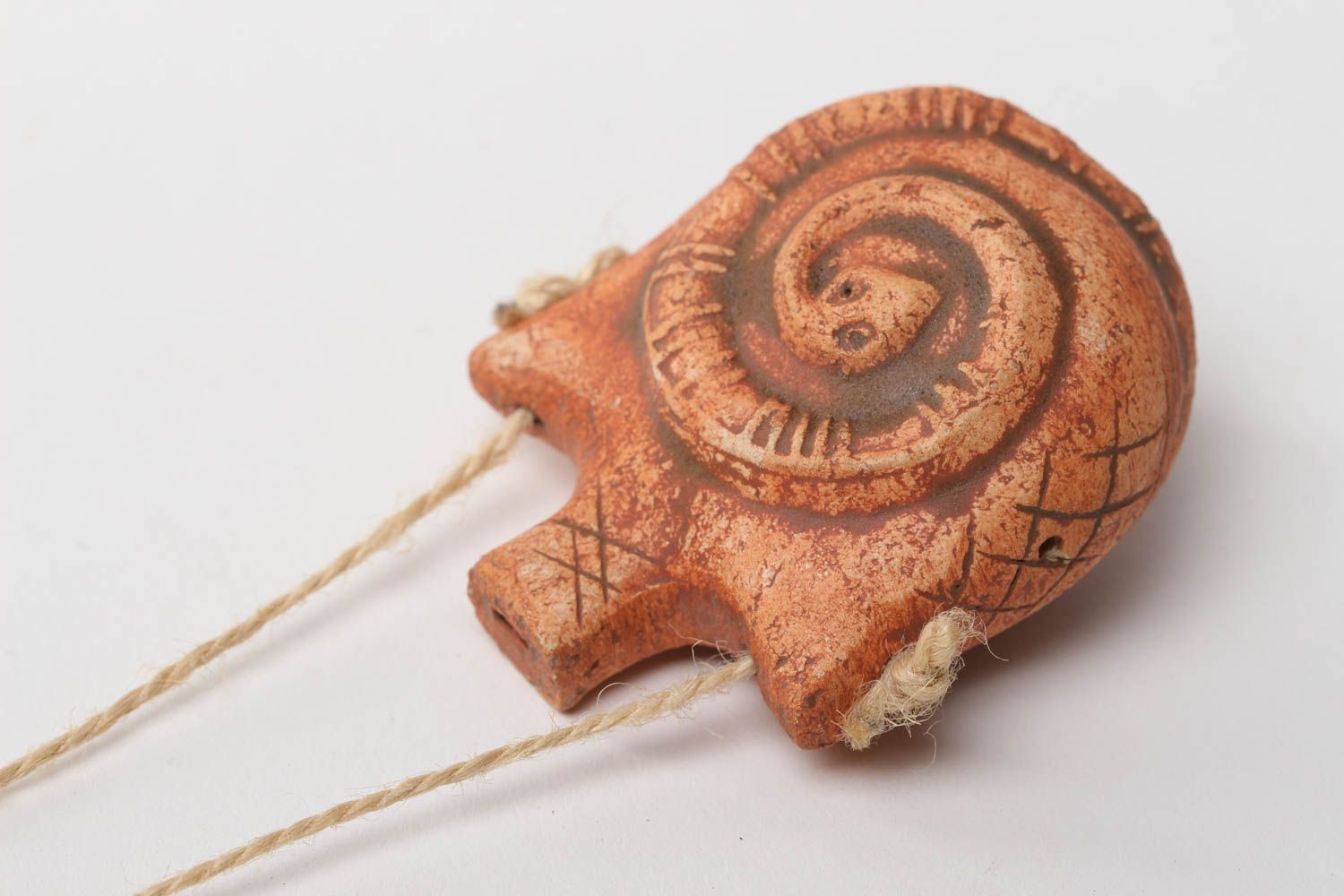 Handmade pendant clay pendant for women gift ideas unusual accessories photo 2