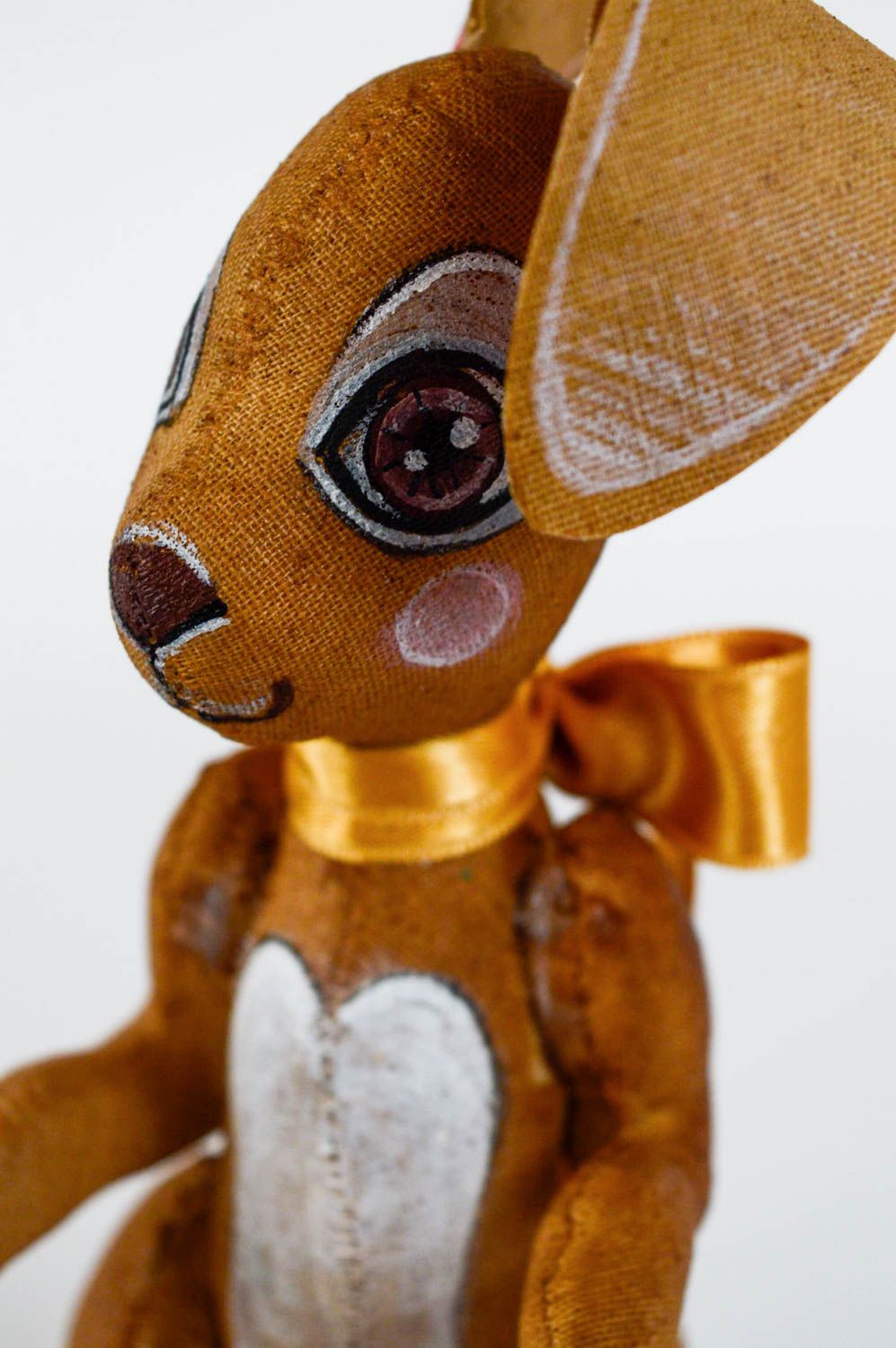 Aroma Kuscheltier Hase Designer Spielzeug aus Baumwolle handgemacht weich  foto 5