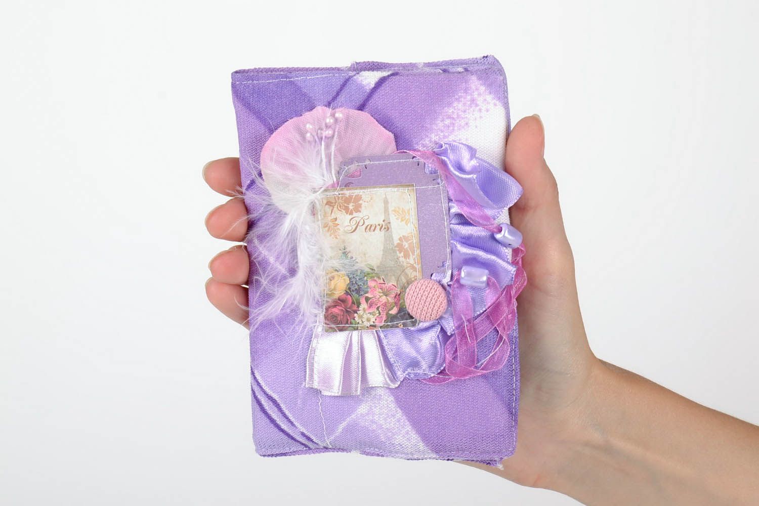 Фиолетовая обложка на паспорт фото 2