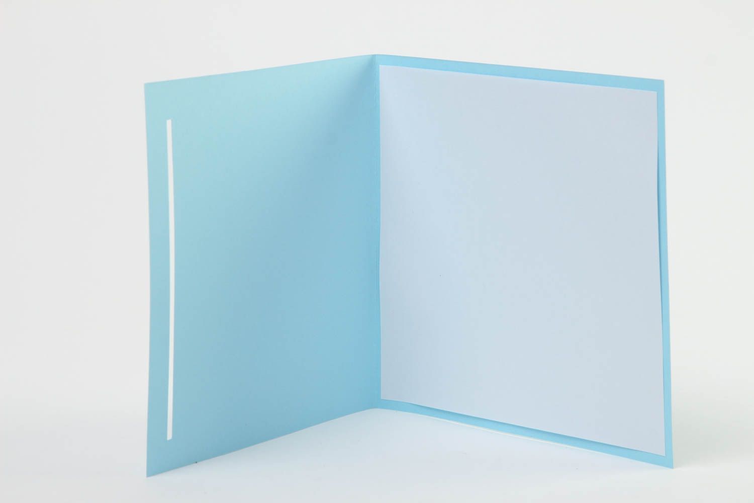 Handmade Papier Karten ungewöhnliche Scrapbook Karten schöne Grusskarten blau foto 3
