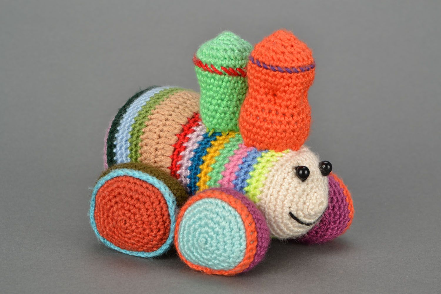 Design crochet toy Train photo 1