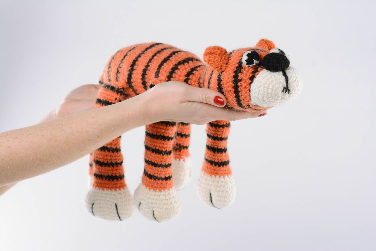 Soft crochet toy Tiger photo 2