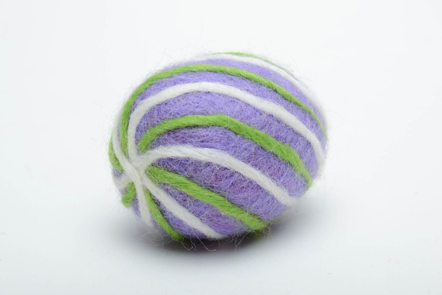 Unusual wool felted Easter egg photo 3