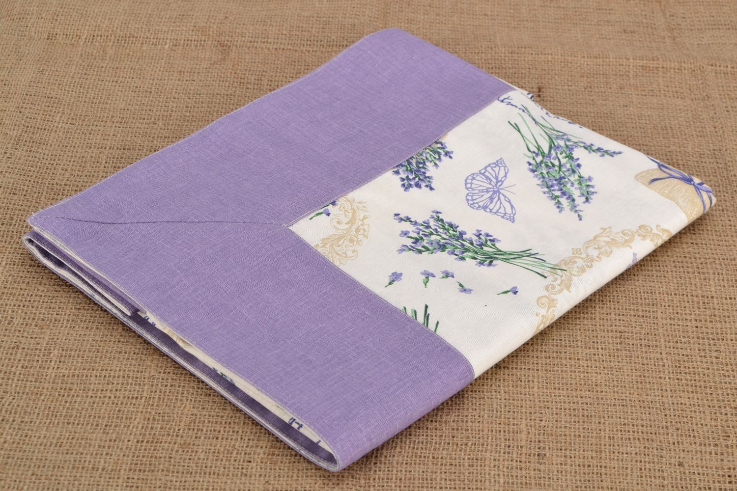 Rectangular fabric tablecloth Lavender photo 4