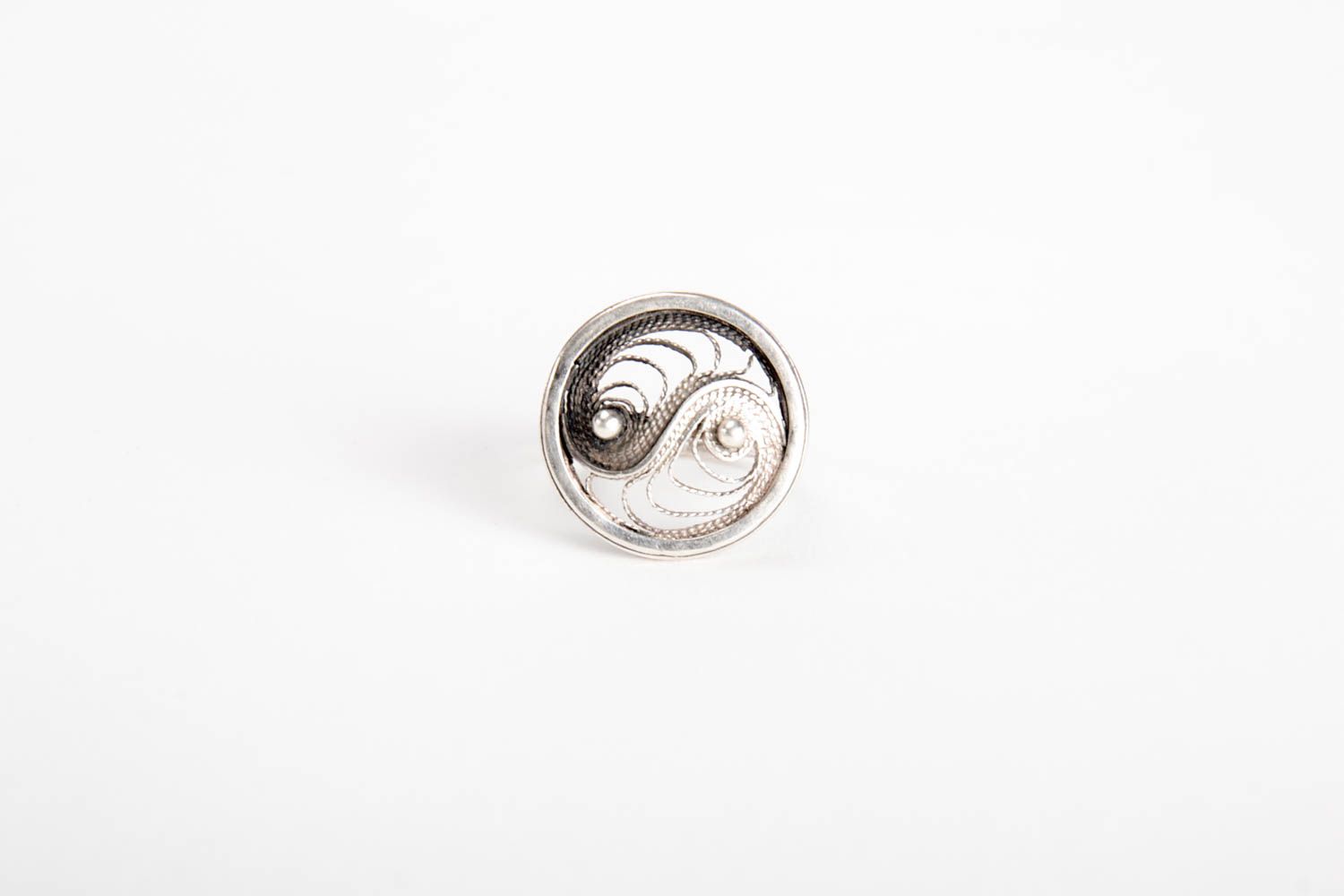 Кольцо из серебра украшение ручной работы женское кольцо авторское украшение фото 4