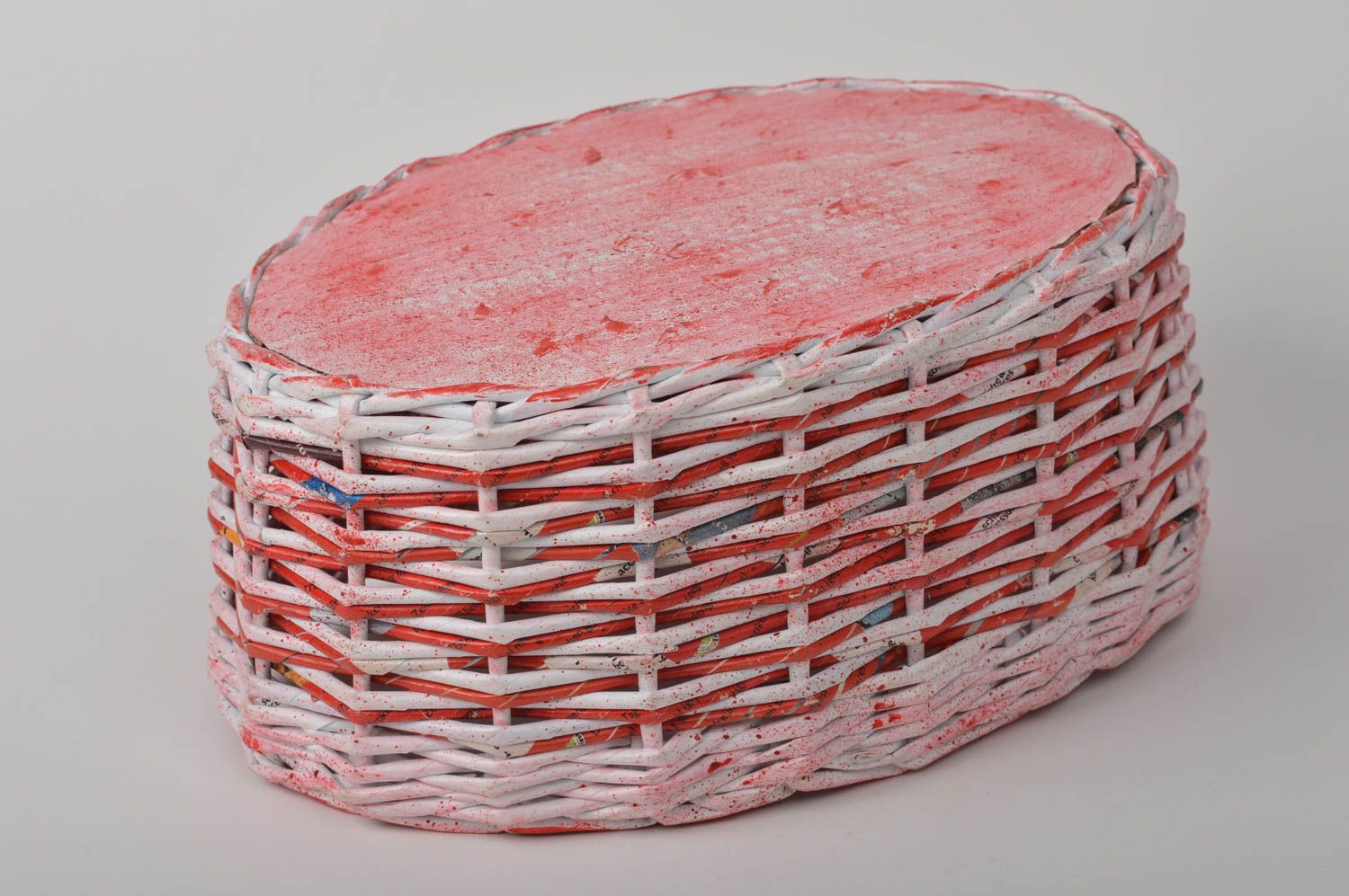 Handmade decorative basket unusual woven basket designer home interior photo 5