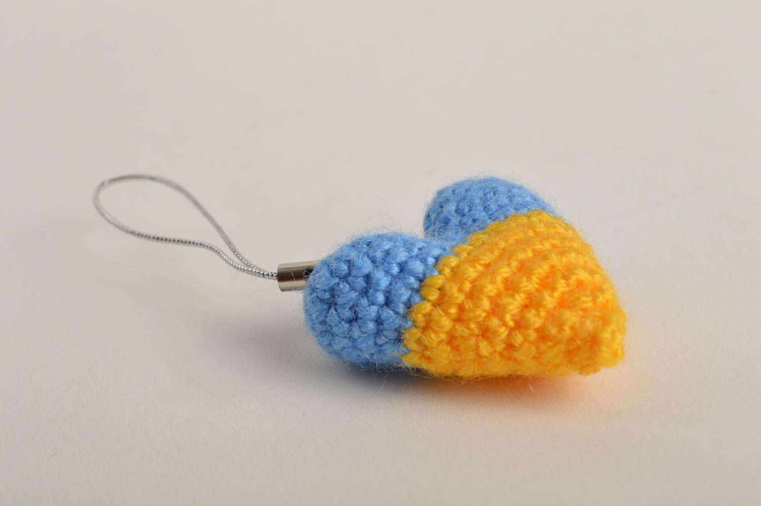 Handmade keychain crocheted keychain design trinket pendant for key unusual gift photo 3