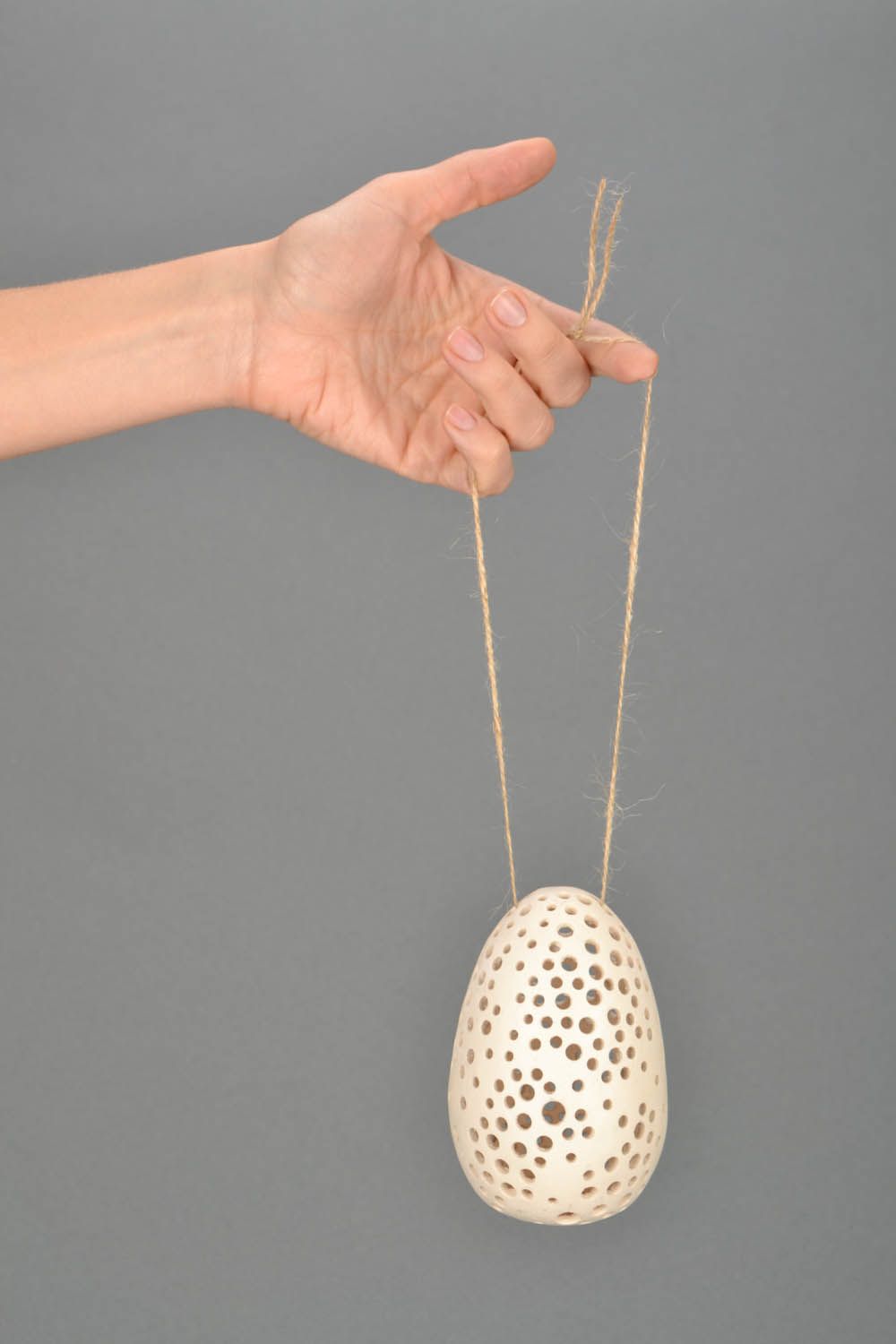 Ovo branco de cerâmica decoração para interior foto 2