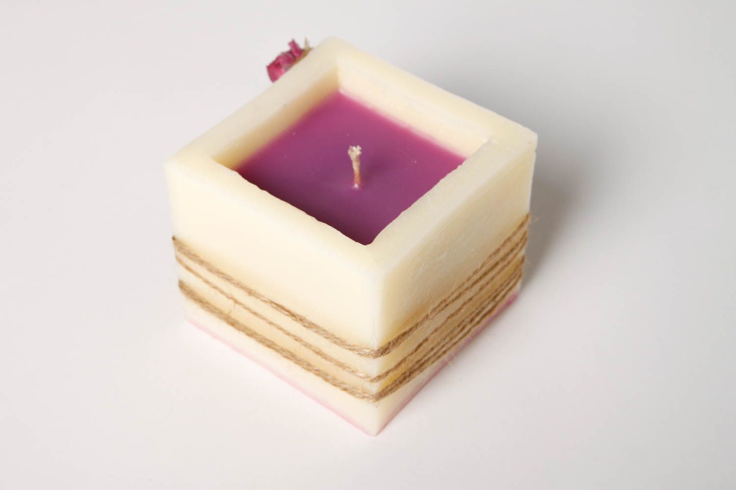 Свеча ручной работы цветная свеча квадратная парафиновая свеча оригинальная фото 3