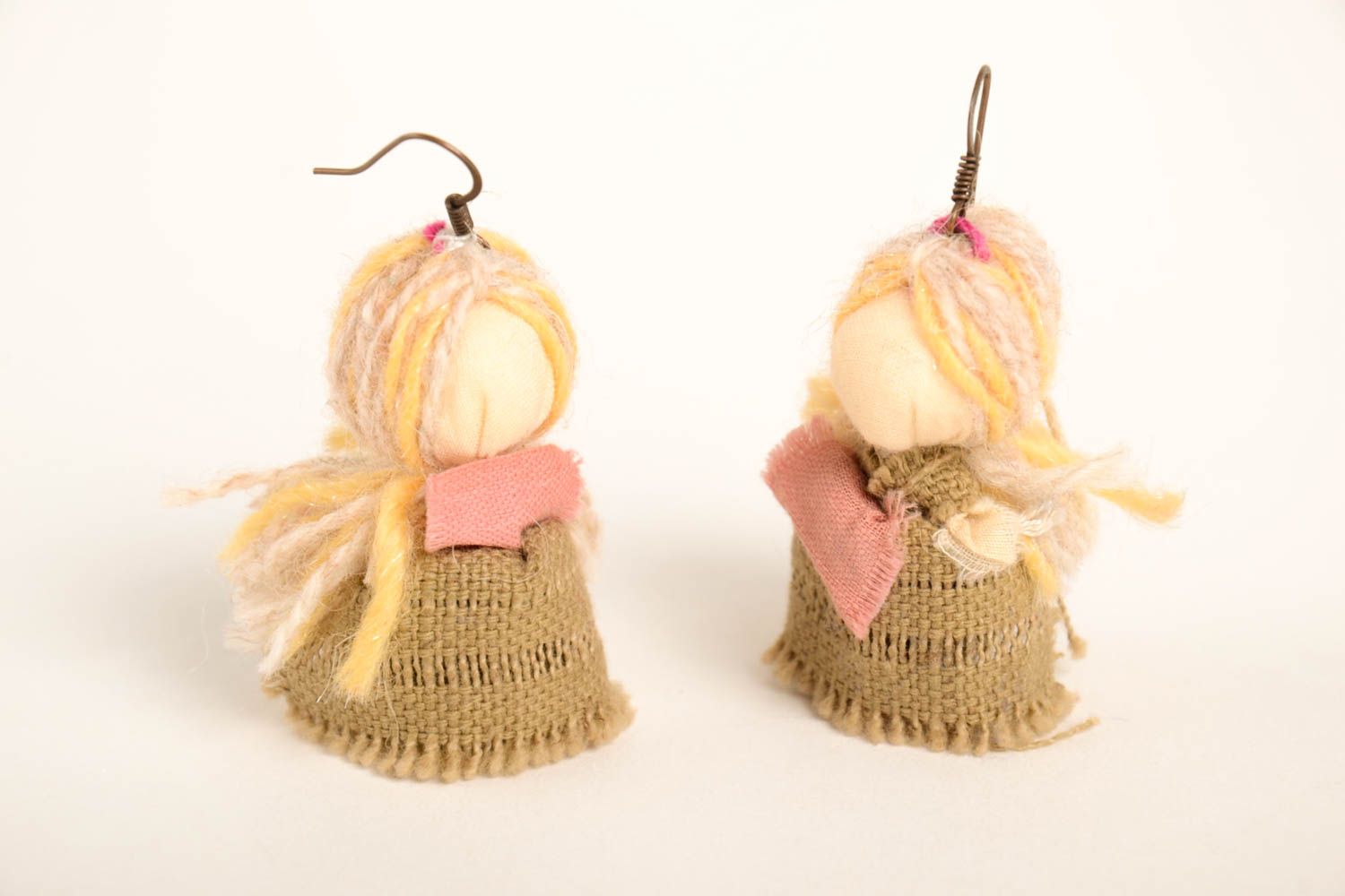 Boucles d'oreilles poupées Bijou fait main style ethnique Cadeau pour femme photo 3