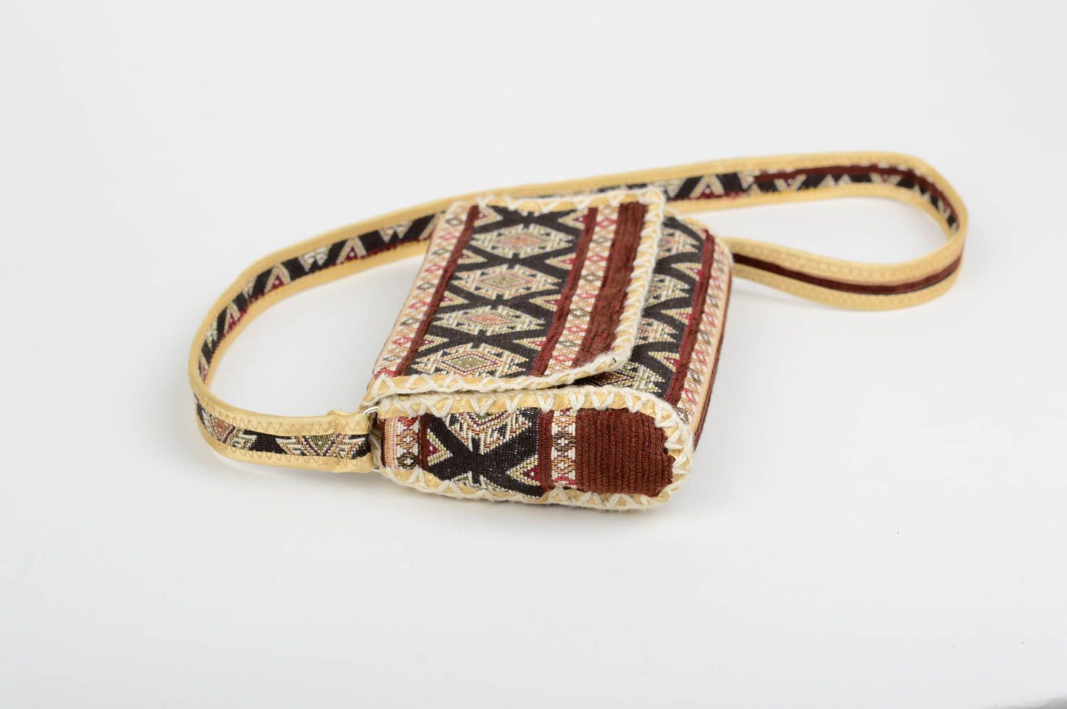Bolso hecho a mano accesorio femenino de tela étnico regalo para mujeres foto 3