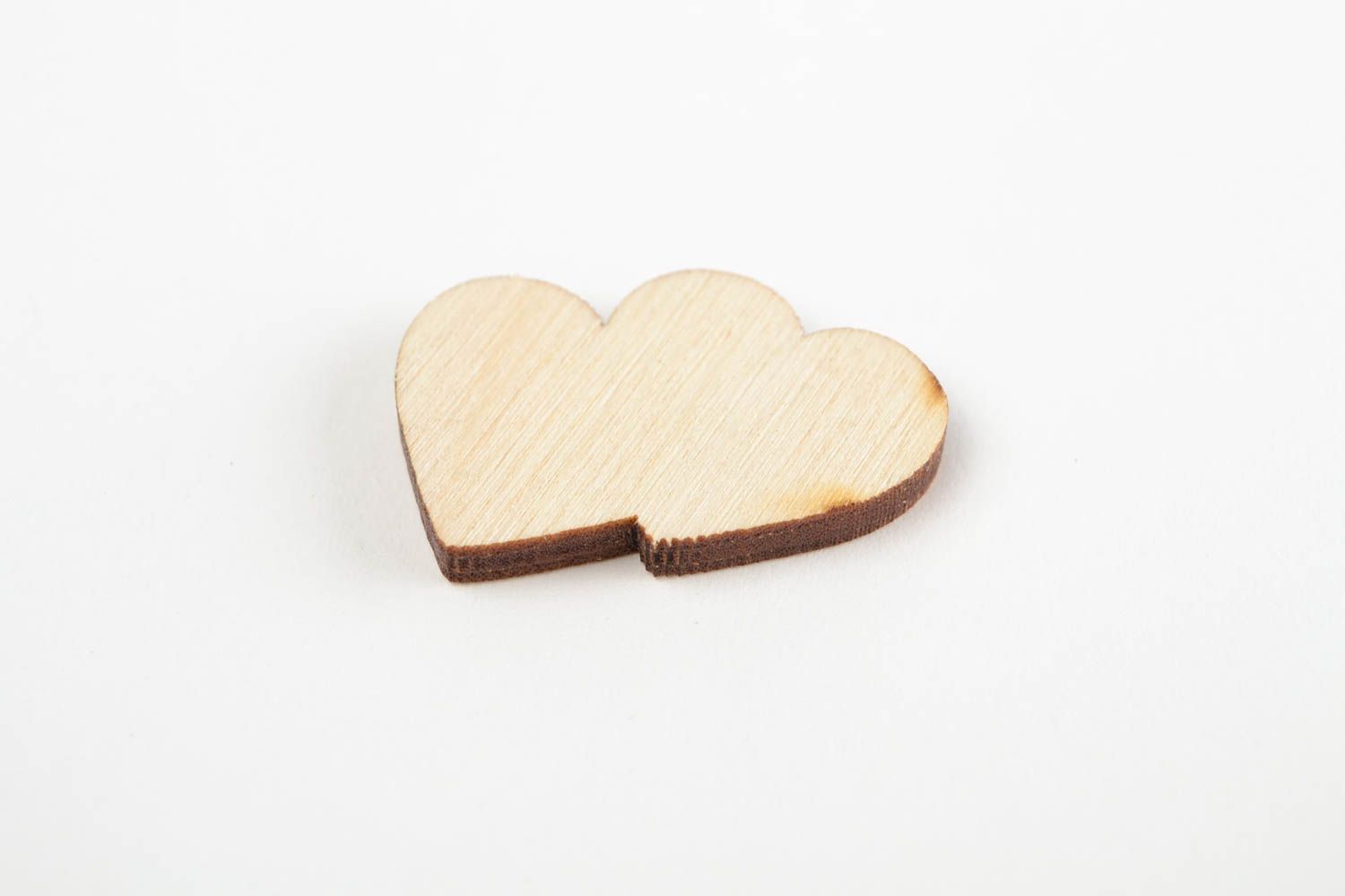 Handmade Holzartikel zum Gestalten Miniatur Figur Holz Rohling zum Bemalen Herz foto 4