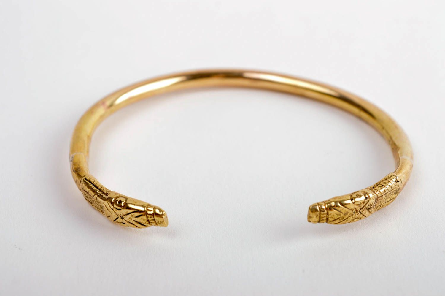 Handmade brass bracelet unusual designer bracelet cute wrist accessory photo 2