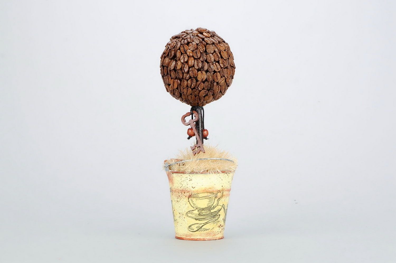 Topiary mit Kaffeebohnen foto 4